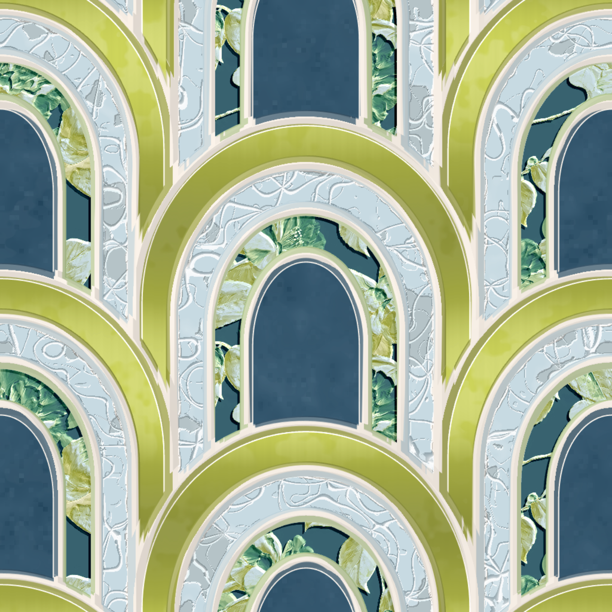 Scallop pattern after Paraforms FX